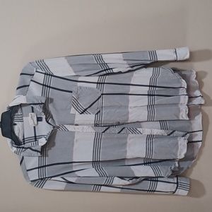Plaid button down shirt